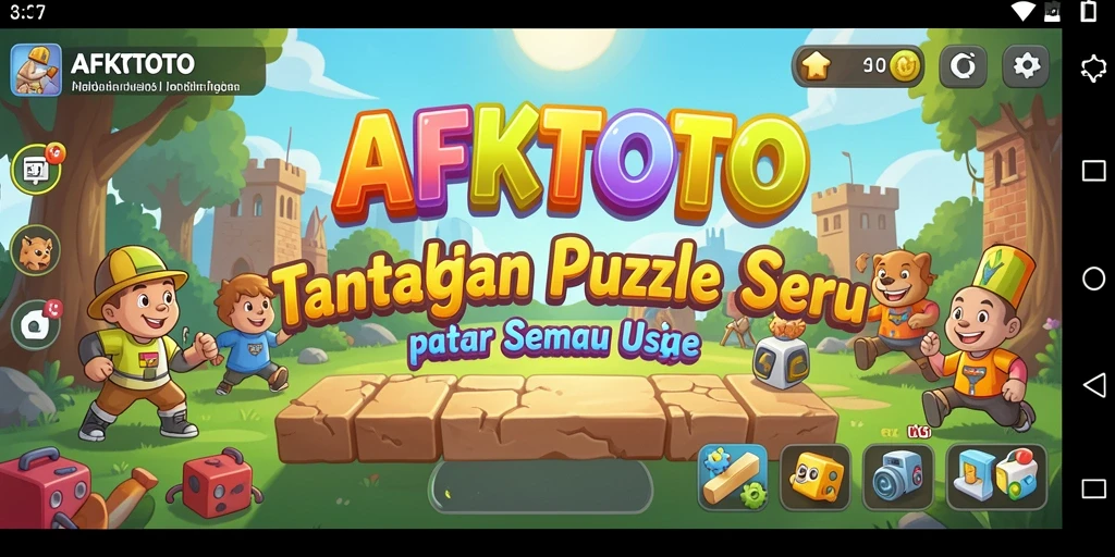 Gameplay seru di AFKTOTO yang penuh tantangan Puzzle.