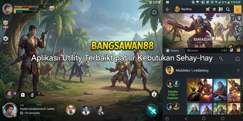 Screenshot utama BANGSAWAN88 menampilkan antarmuka aplikasi Utility.