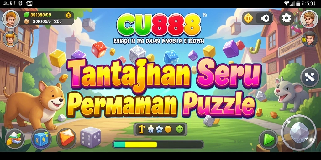 Screenshot CU888 menunjukkan gameplay Puzzle yang menarik dan penuh tantangan.
