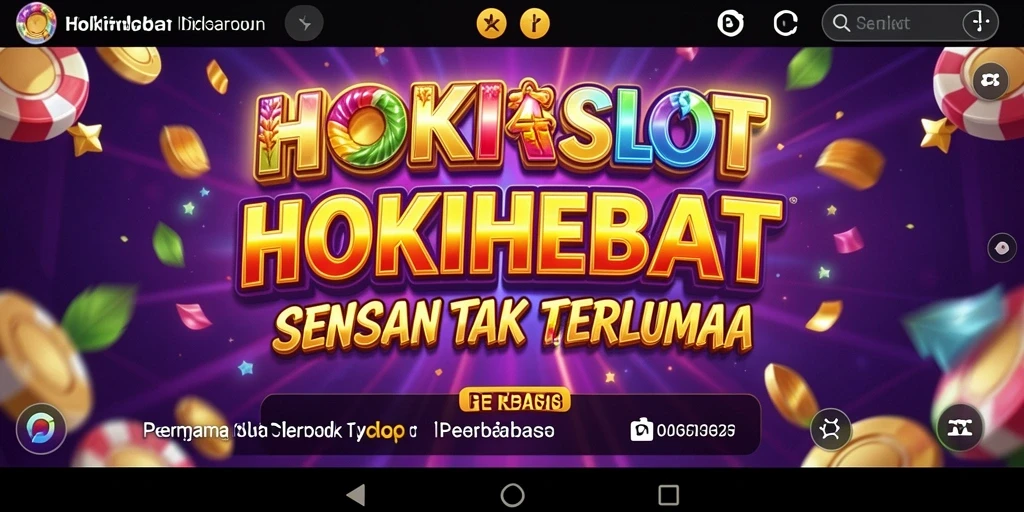 Tampilan menarik dari gameplay HOKIHEBAT yang penuh warna.