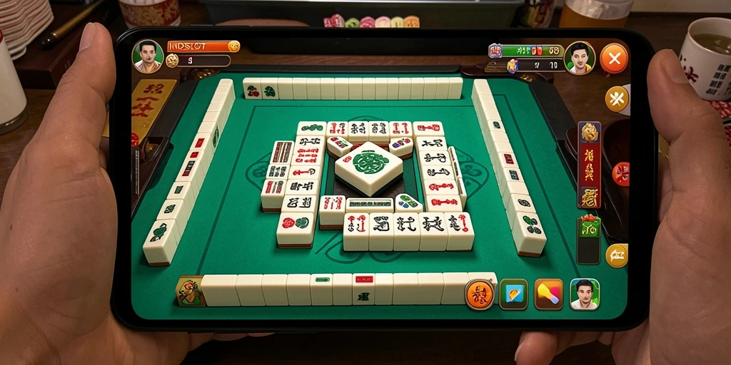 Tampilan seru dari gameplay INDSLOT Mahjong yang menarik.