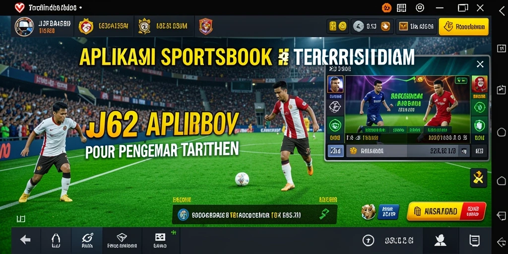 Tampilan menarik dari gameplay aplikasi Sportsbook JJ62.