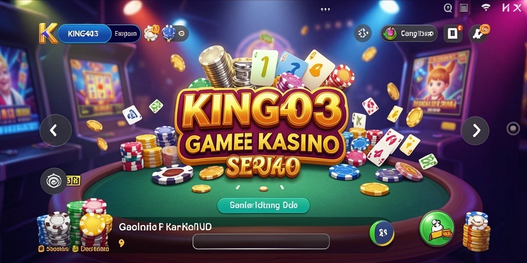 Tampilan utama gameplay Kasino yang seru di KING403.