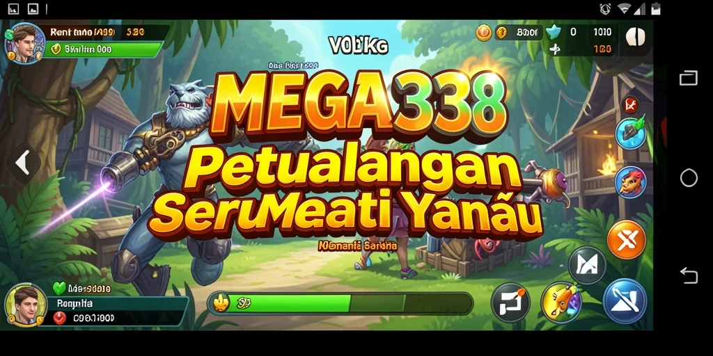Menampilkan gameplay seru dalam dunia MEGA338 yang penuh petualangan.