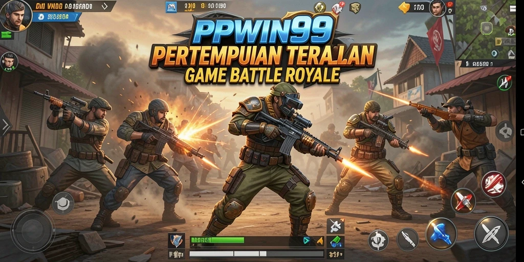 Screenshot gameplay PPWIN99 saat pertempuran seru di lapangan.