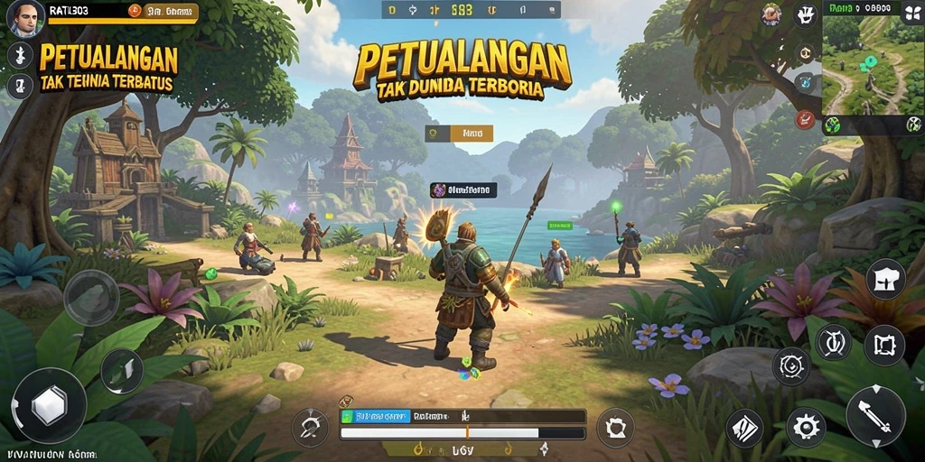 Tampilan menakjubkan dari dunia terbuka RATU303.