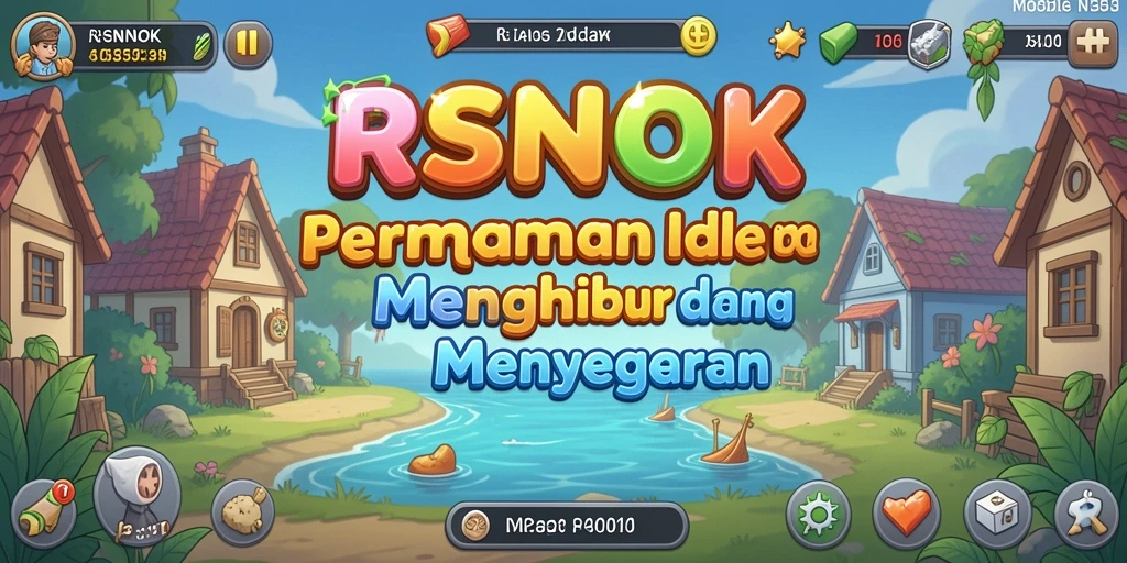 Screenshot gameplay RSNOK yang menampilkan aksi Idle yang seru.