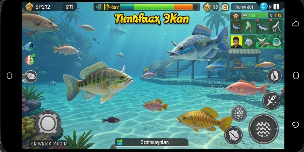 Tampilan gameplay SP212 yang penuh warna dan menantang.