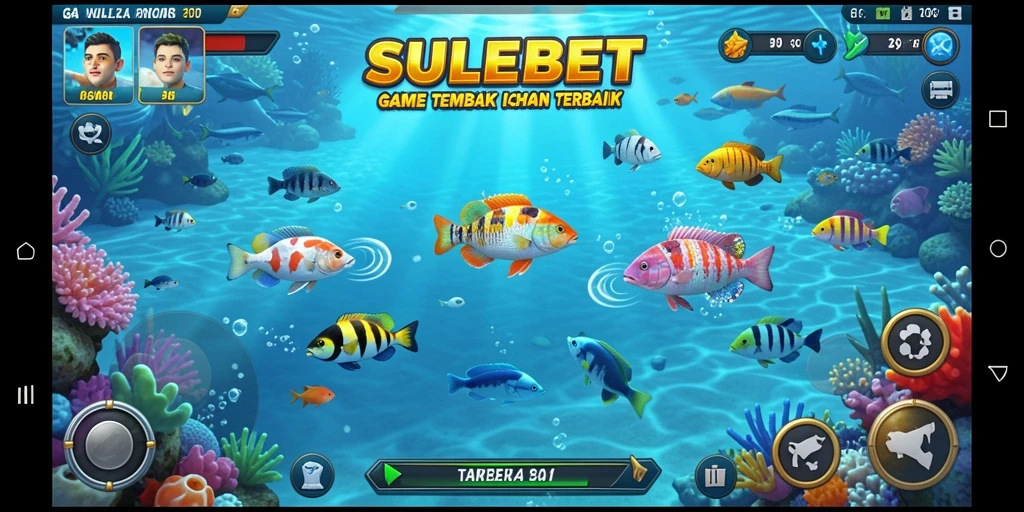 Screenshot gameplay SULEBET menampilkan aksi seru tembak ikan.